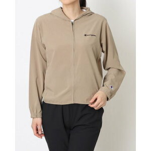 チャンピオン Champion レディース クロスジャケット ZIP HOODED JACKET_ CW-CSC01 (グレージュ)