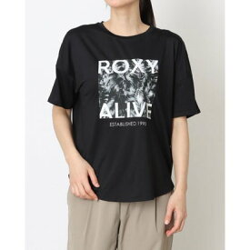 ロキシー ROXY レディース フィットネス 半袖Tシャツ HAVE A GREAT DAY S/S TEE RST254522 （ブラック）