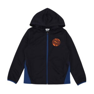 プーマ PUMA ジュニア 長袖ジャージジャケット ACTIVE SPORTS ポリ FZ HD B 689976 (NEW NAVY)
