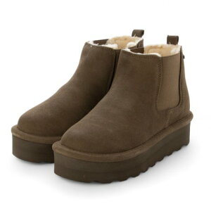 エルビーエヴァンズ L.B.Evans Jack 厚底サイドゴアショートブーツ (Seal brown)