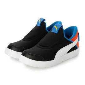 プーマ PUMA コートフレックス v3 EASE IN PS キッズ スニーカー 399734 （ブラック）