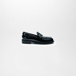 AVENTURA STRAP LOAFERS �iGloss Black�j