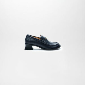 DYNA LEATHER LOAFERS �iNavy�j