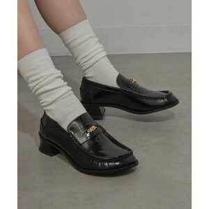 �A���� ALM. DYNA LEATHER LOAFERS AL113 �i�u���b�N�j