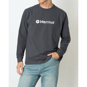 �}�[���b�g Marmot �����Y �g���b�L���O ����T�V���c Marmot Logo L/S T-Shirts FW25MLS065 �iIRON GRAY�j