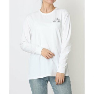 }[bg Marmot fB[X gbLO TVc Ws Marmot Logo L/S T-Shirts FW25WLS066 iWHITEj