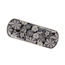 クララビジュー Clara Bijoux バレッタ （ブラック／パープル系）