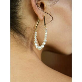 エイミーイストワール EIMY ISTOIRE メタルコンビパールピアス （GOLD）