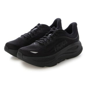 �z�J HOKA BONDI 9 WIDE �iBLACK/BLACK�j