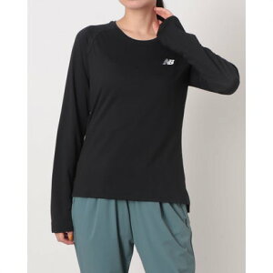ニューバランス New Balance レディース 長袖機能Tシャツ Sport ロングスリーブTシャツ AWT53404 (ブラック)