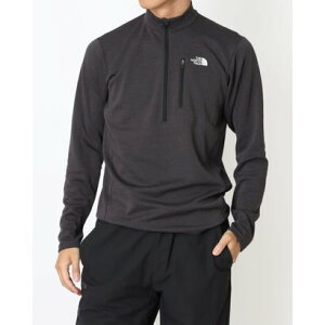 ザ・ノース・フェイス THE NORTH FACE メンズ トレッキング 長袖Tシャツ L/S QD Mid Zip Upロングスリーブキューディーミッドジップアップ NT62515 (ミックスチャコール)