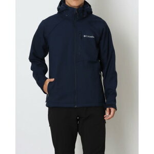 コロンビア Columbia メンズ トレッキング ソフトシェルジャケット カスケードリッジIIIソフトシェル WE6885 (Collegiate Navy)