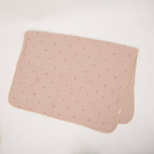 プティマイン petit main 刺繍6重ガーゼブランケット (L・ピンク)