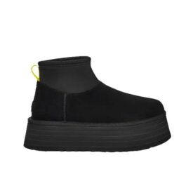 アグ UGG アグ UGG ムートンブーツ 厚底 1168170 レディース ブーツ ショートブーツ 防寒 靴 クラシック ミニ ディッパー ショート丈 Classic Mini Dipper （ブラック）