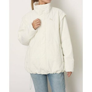 v[} PUMA fB[X ȃWPbg AUTUMN 2WAY JKT 690177 iWARM WHITEj