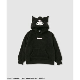 マックハウス Mac-House サンリオキャラクターズ クロミ もこもこプルオーバーパーカー （ブラック）