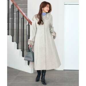 ���C���G�u�e�B�b�N RUIRUE BOUTIQUE �t�@�[�J�t�X �t���A�R�[�g ( ���{���u���[�` �t�� ) �b �A�E�^�[ / �E�[���R�[�g / �R�[�g / �����O�R�[�g �i�ۃO���[�j