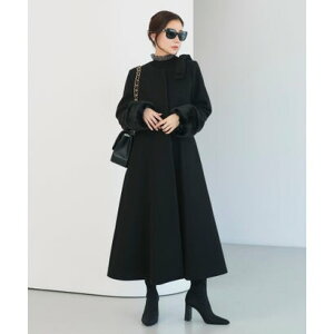 ���C���G�u�e�B�b�N RUIRUE BOUTIQUE �t�@�[�J�t�X �t���A�R�[�g ( ���{���u���[�` �t�� ) �b �A�E�^�[ / �E�[���R�[�g / �R�[�g / �����O�R�[�g �i�u���b�N�j