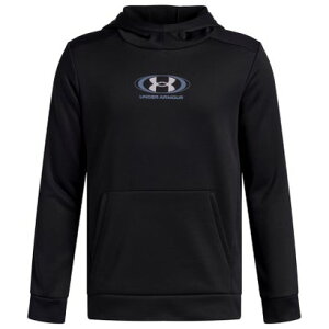 A_[A[}[ UNDER ARMOUR A_[A[}[ UNDER ARMOUR UA ARMOUR FLEECE STARLIGHT LOGO HOODIE 6003811 i001 BLACK/WHITEj