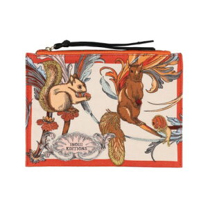 CkCGfBVY INOUI EDITIONS yK戵XzEMBROIDERED POUCH 05408 iOrange / Orange 81j
