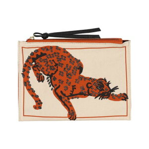 イヌイエディションズ INOUI EDITIONS 【正規取扱店】EMBROIDERED POUCH 05408 (Orange / Orange 82)