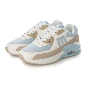 モズ moz 厚底エアーソールスニーカー MZ-402502 (サックス)