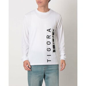 ティゴラ TIGORA メンズ 長袖機能Tシャツ TRロングTシャツ ドライメッシュロングTシャツ TR-9A1695TL (ホワイト)