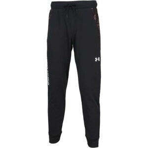 A_[A[}[ UNDER ARMOUR A_[A[}[ UNDER ARMOUR UA ARMOUR FLEECE CAMO JOGGER PANTS Y Opc Y{ ۉ y  i001 BLACKj