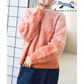 【PENNEYS（ぺニーズ）別注】 グラデ起毛シャギーニット