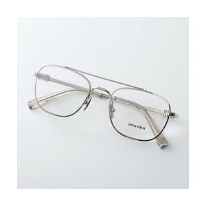 �~���E�~���E Miu Miu MIUMIU ���K�l VMU 51W �E�F�����g���^ ���^���t���[�� �i1BC-1O1/SILVER�j
