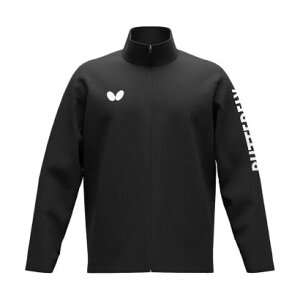バタフライ BUTTERFLY バタフライ Butterfly 卓球 ワイザー ジャケット ジャージ トップス 上着 ウエア メンズ レディース 男性 女性 ストレッチ トレーニ (278 ブラック)