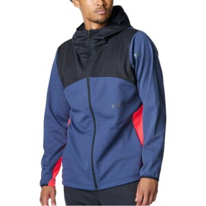 A_[A[}[ UNDER ARMOUR A_[A[}[ UNDER ARMOUR UA WINTER KNIT 3 LAYER FULL-ZIP HOODIE Y EH[Abv AE^[ y i403 WASHEDNAVYj