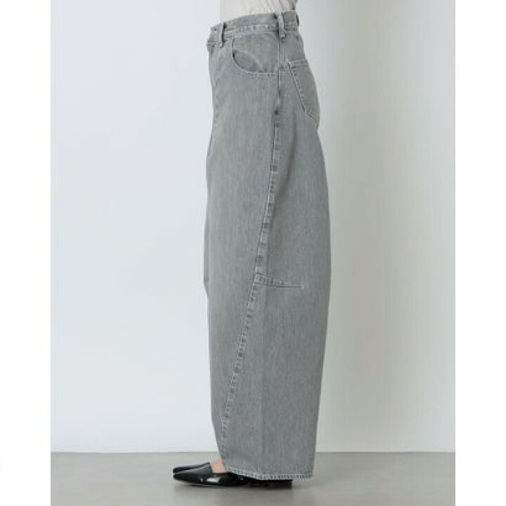 楽天市場】クラネ CLANE COCOON BULKY DENIM PANTS （GRAY 