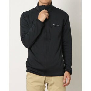 コロンビア Columbia メンズ トレッキング フリースジャケット エッセンシャルハイクグリッドフリースフルジップ AE3276 (Black)