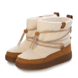 プーマ PUMA レディース ウィンターシューズ スノーバエ スウェードウィメンズ 402175 (Frosted Ivory-Caramel Latte)