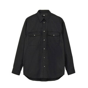 �U�E�m�[�X�E�t�F�C�X THE NORTH FACE �����O�X���[�u���b�N�X�e�f�B�`�m�V���c�iL/S ROCK STEADY CHINO SHIRT�j �i�u���b�N�j