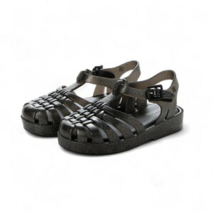 �����b�T melissa MINI MELISSA POSSESSION SHINY BB �iCLEAR BLACK�j