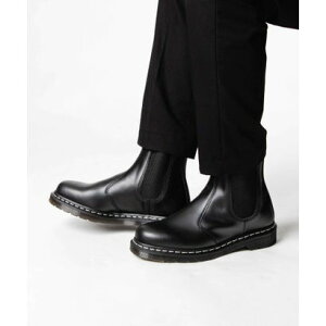 �h�N�^�[�}�[�`�� Dr.Martens �h�N�^�[�}�[�`�� Dr.Martens 2976 CHELSEA BOOTS �`�F���V�[�u�[�c WHITE STITCH LEATHER �z���C�g�X�e�b�` ���U�[ 26257001 �iBLACK/�u���b�N�j
