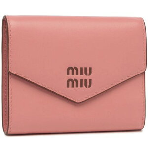 �~���E�~���E Miu Miu �O�܂���z �s���N �u���E�� ���f�B�[�X MIU MIU 5MH040 2CV6 F04AN �iCAMELIA COGNAC�j