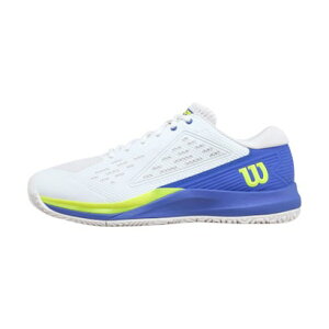 �E�B���\�� Wilson �E�C���\�� Wilson �e�j�X RUSH PRO ACE OMNI WH/AMPARO BL/SAFETY YELLOW WRS339210U �iWHITE/AMPAROBLUE/SAFETYYE�j