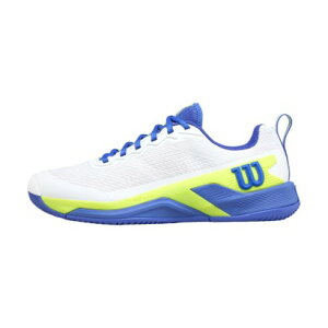 �E�B���\�� Wilson �E�C���\�� Wilson �e�j�X RUSH PRO 4.5 WH/AMPARO BL/SAFETY YELLOW WRS336680U �iWHITE/AMPAROBLUE/SAFETYYE�j