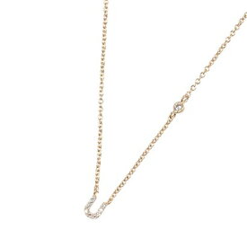タイ ジュエリー TAI JEWELRY ジルコニア イニシャル ネックレス ジュエリー （U）