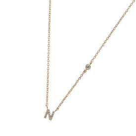 タイ ジュエリー TAI JEWELRY ジルコニア イニシャル ネックレス ジュエリー （N）
