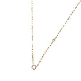 タイ ジュエリー TAI JEWELRY ジルコニア イニシャル ネックレス ジュエリー （O）