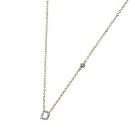 タイ ジュエリー TAI JEWELRY ジルコニア イニシャル ネックレス ジュエリー （D）