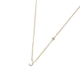タイ ジュエリー TAI JEWELRY ジルコニア イニシャル ネックレス ジュエリー （J）