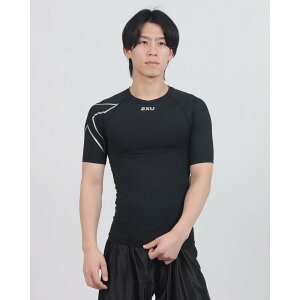 �c�[�^�C���Y���[ 2XU PWX�R���v���b�V���� �V���[�g�X���[�u�g�b�v �R���v���b�V�����V���c �i�u���b�N×�V���o�[�j