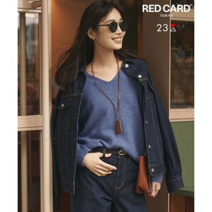 23�� �yRED CARD TOKYO×23��z�I�[�o�[�T�C�Y �f�j�� �W���P�b�g �i�l�C�r�[�n�j