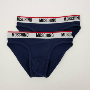 XL[m A_[EFA Moschino Underwear CLASSIC LOGO BRIEF BYPACKyԕisiz iNAVYj