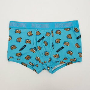 XL[m A_[EFA Moschino Underwear UNDERBEAR ALLOVER TRUNKyԕisiz iBLUEj